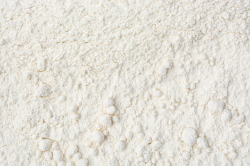 Fototapeta na wymiar white wheat flour texture background close up