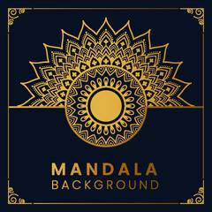 Luxury Floral Mandala Background Design
