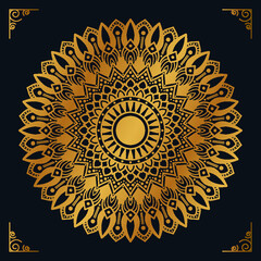 Luxury Floral Mandala Background Design