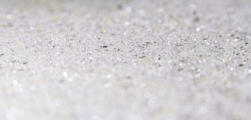 close up of sand on the ground