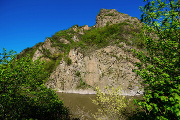 Fabulous mountain landscape and Debed river, Armenia