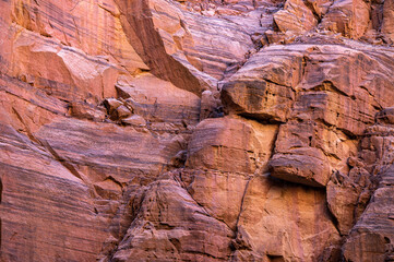 Amazing rock formations of Wadi Numeira, Jordan.