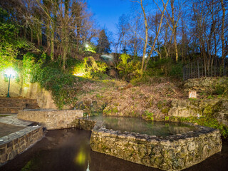 Night view of the Hot Spring above Ground