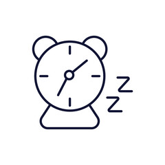 Alarm clock icons  symbol vector elements for infographic web