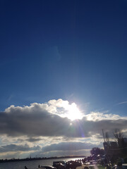 Clouds over the city