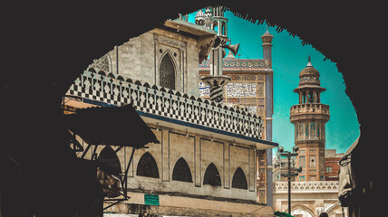 Wazir Khan mosque in Lahore city. Pakistan. High quality photo