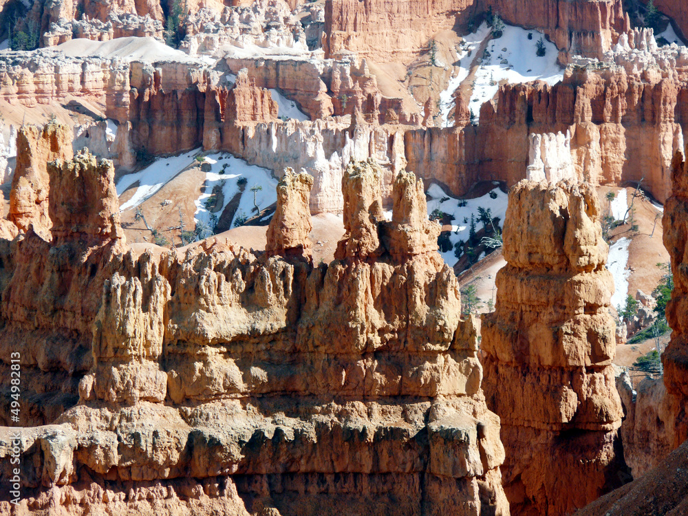 Sticker Breathtaking view of Bryce Canyon National Park Utah, USA