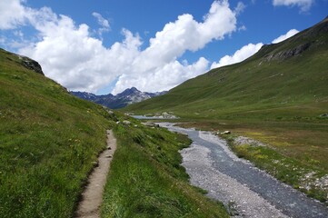 Fototapeta na wymiar Réserve naturelle nationale de la Grande Sassière, Savoie 