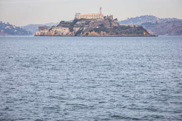 View of the Alcatraz Island, San Francisco, United States