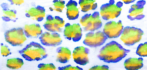 Animal Bright Tie Dye .Tiger Animal Tie Dye Wallpaper Stripes. Painted Colorful Tie Dye Cheetah Pattern. Color Colorful Tie Dye Paper.