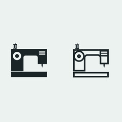 sewing machine illustration