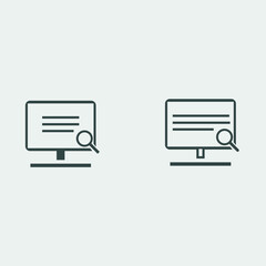 Data computer icon