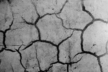 gray background texture with cracks 