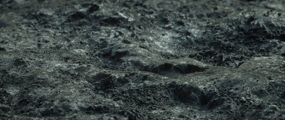 Muddy Gavel Ground Realistic Background - 3D Illustration