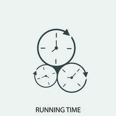 Running time icon