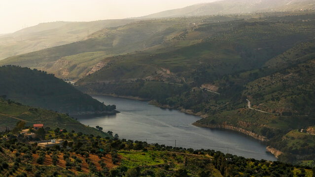Zarqa river valley - Jordan 