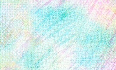 3D abstract rendered with screen and lo fi holographic patterns for signal wave distortion effect background in pastel rainbow colors