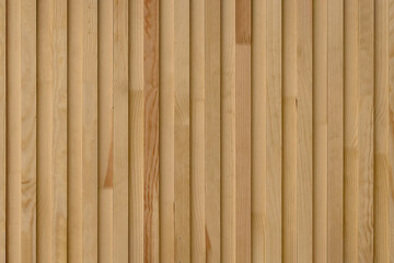 Seamless pattern of modern wall covering with vertical wooden slats for background - Powered by Adobe