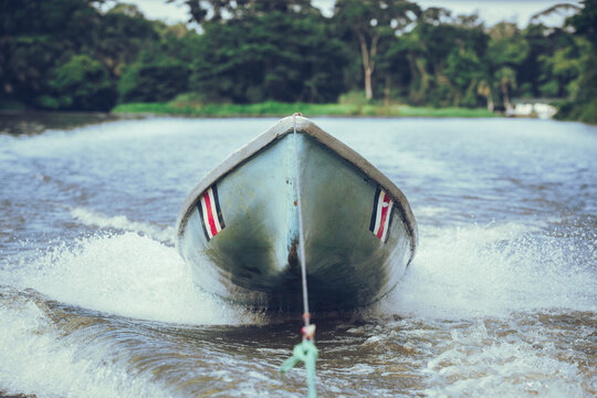 Canoe Being Towed