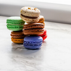 Colourful and tasty French Macarons. Calgary, Alberta, Canada