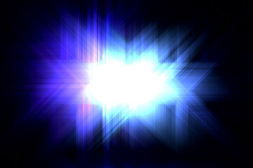 .Rainbow distortion refraction swirl leaks overlay background. Abstract wallpaper. Shiny iridescent light leaks. Lens flare effect burst backdrop. Glowing flash element isolated on black background..