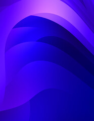 Abstract background with colorful gradient. Vibrant graphic wallpaper with stripes design. Fluid 2D illustration of modern movement.