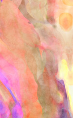 2d illustration. Artistic background image. Abstract painting on canvas. Contemporary art. Hand made painting. Colorful texture. Modern artwork. Painting with brushstrokes of watercolor on surface.