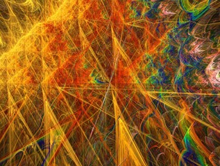 Imaginatory fractal abstract background Image