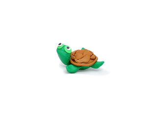 turtle made of plasticine