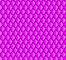 Repetitive shield pattern. Pink leaves pattern. Abstract roof background.