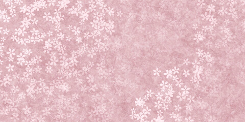 桜　和紙　春　背景 © J BOY