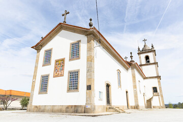the Parish church at Póvoa de Calde (Calde), district of Viseu, Portugal