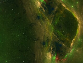 Imaginatory fractal abstract background Image