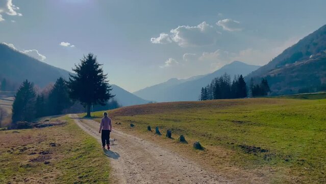 passeggiata natura campagna cane 