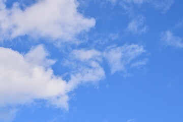 Obraz premium blue sky with clouds