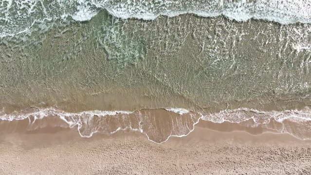 Orilla playa dron 4K