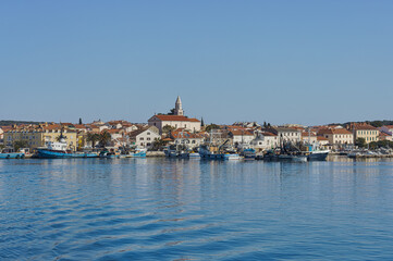 Fototapeta na wymiar Biograd old town port Croatia