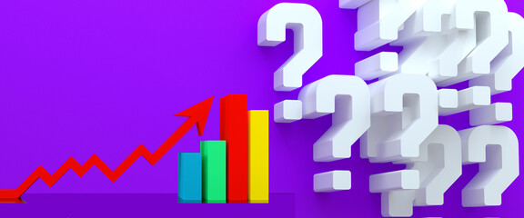 question mark and arrows