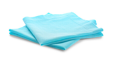 Naklejka premium Clean napkins isolated on white