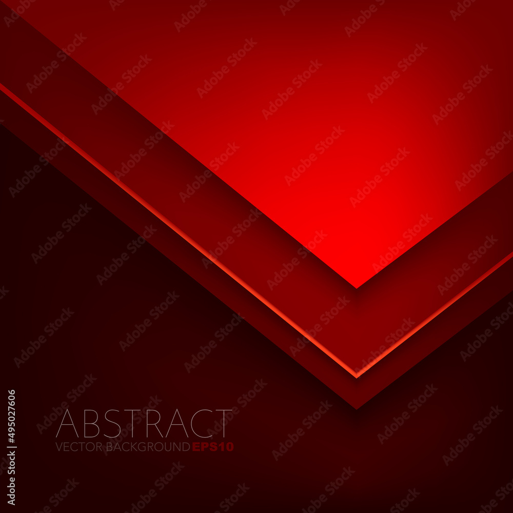 Poster graphic geometric triangle overlap vector layer background for text and message design