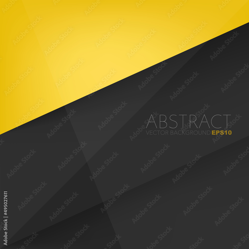 Fototapete graphic geometric triangle overlap vector layer background for text and message design