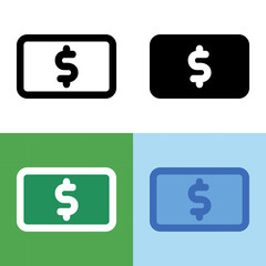 Illustration vector graphic of Money Icon. Perfect for user interface, new application, etc