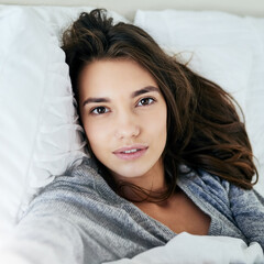 Nothing can spoil my day today. Portrait of an attractive young woman taking a self portrait with...