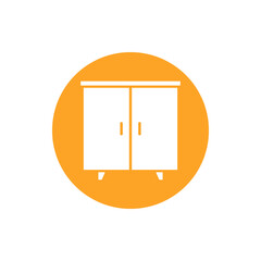 cupboard wardrobe for website graphic resource, presentation, symbol