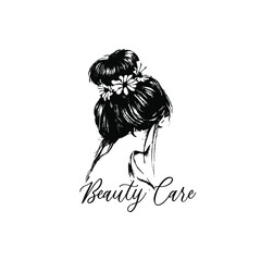 Beauty Care Silhouette Logo