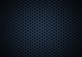Perforated metal background pattern ( dark blue )