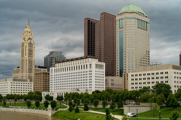 Obraz premium downtown city