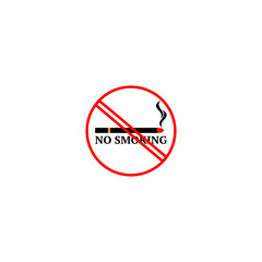 no smoking area icon with white background