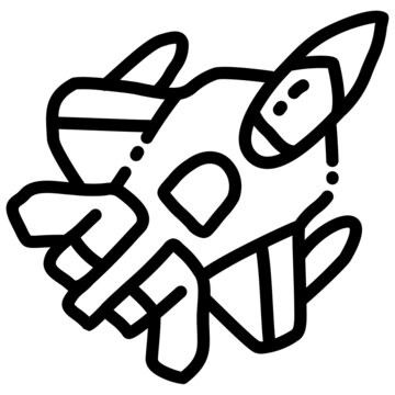 recommend clip art: handdrawn jet icon