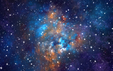 stars and nebula